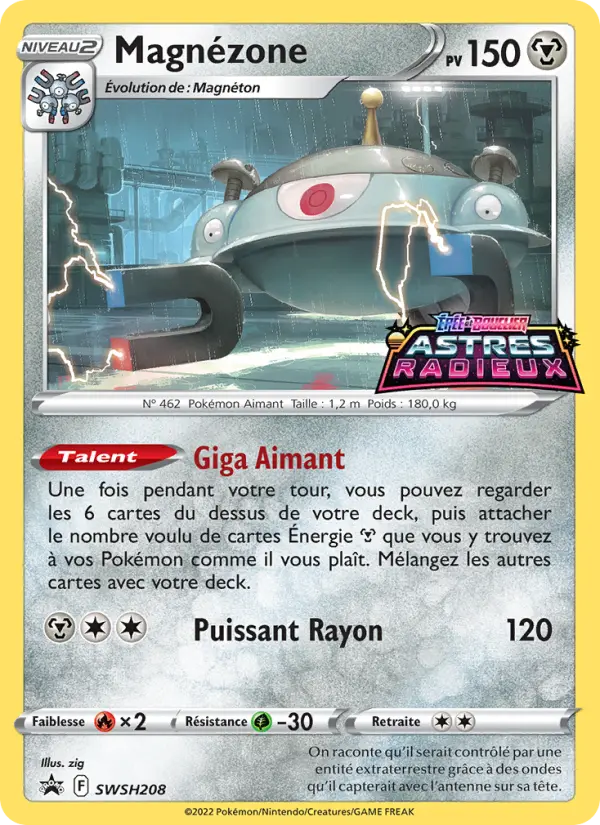 SWSH208/107 - Magnézone – Promo SWSH (Carte Pokémon FR à petit prix, à l’unité sur Lorenzone.fr)