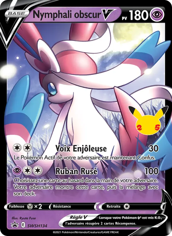 SWSH134/107 - Nymphali obscur V – Promo SWSH (Carte Pokémon FR à petit prix, à l’unité sur Lorenzone.fr)