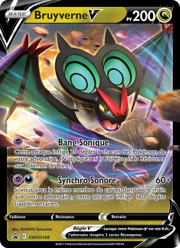 SWSH148/107 - Bruyverne V – Promo SWSH (Carte Pokémon FR à petit prix, à l’unité sur Lorenzone.fr)