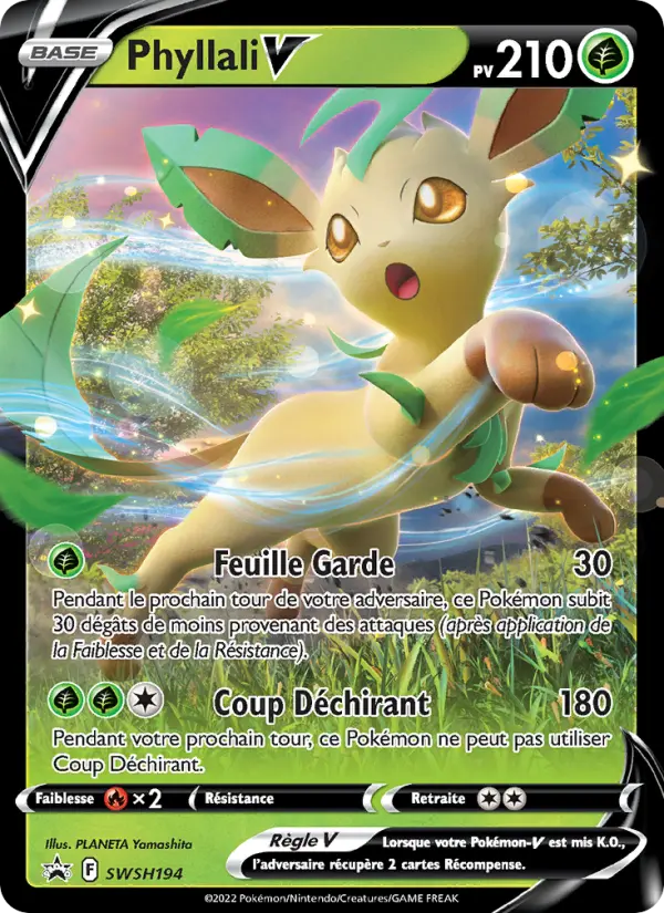 SWSH194/107 - Phyllali V – Promo SWSH (Carte Pokémon FR à petit prix, à l’unité sur Lorenzone.fr)