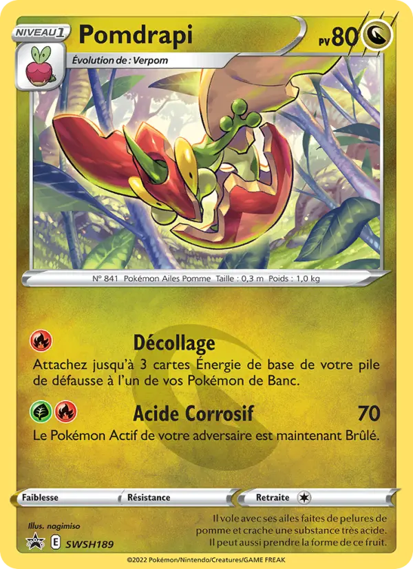 SWSH189/107 - Pomdrapi – Promo SWSH (Carte Pokémon FR à petit prix, à l’unité sur Lorenzone.fr)
