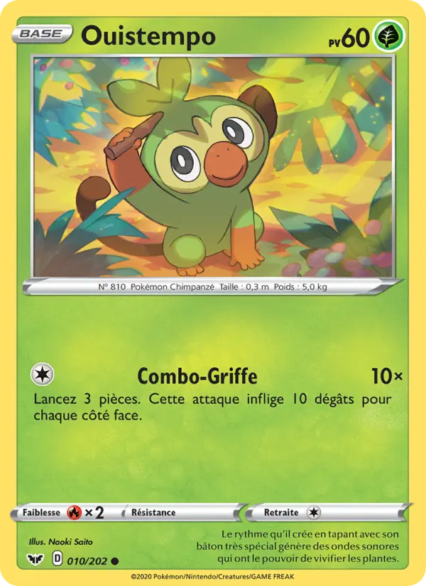 010/202 - Ouistempo – Épée et Bouclier (Carte Pokémon FR à petit prix, à l’unité sur Lorenzone.fr)