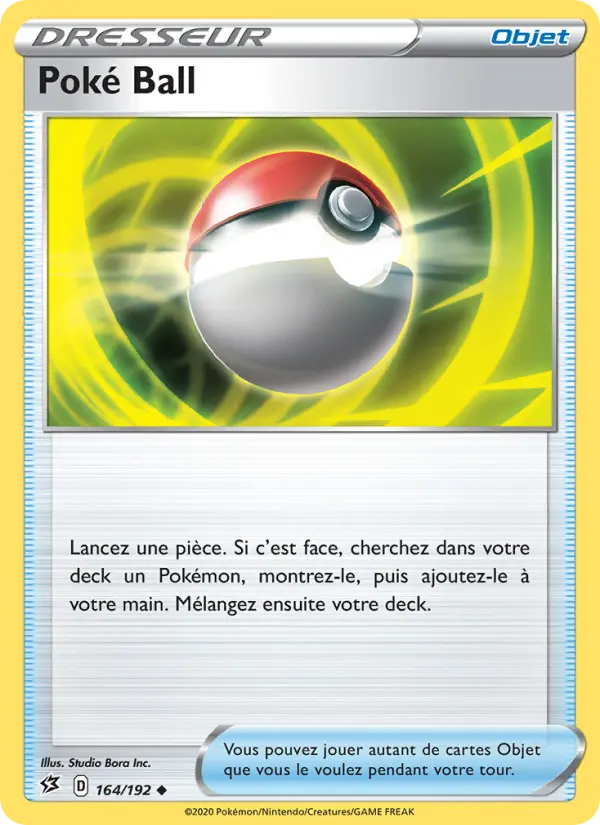 164/192 - Poké Ball – Clash des Rebelles (Carte Pokémon FR à petit prix, à l’unité sur Lorenzone.fr)