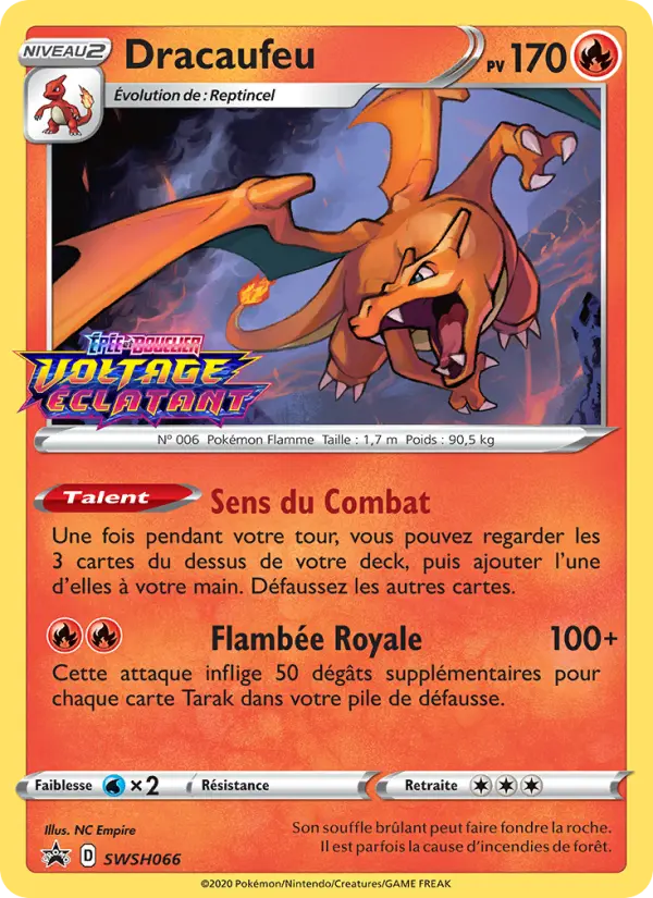 SWSH066/107 - Dracaufeu – Promo SWSH (Carte Pokémon FR à petit prix, à l’unité sur Lorenzone.fr)