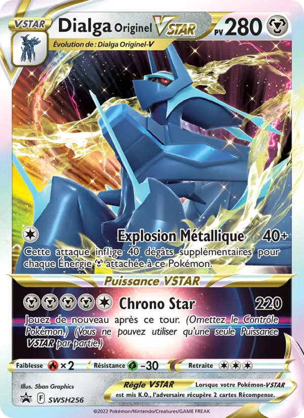 SWSH256/107 - Dialga Originel VSTAR – Promo SWSH (Carte Pokémon FR à petit prix, à l’unité sur Lorenzone.fr)