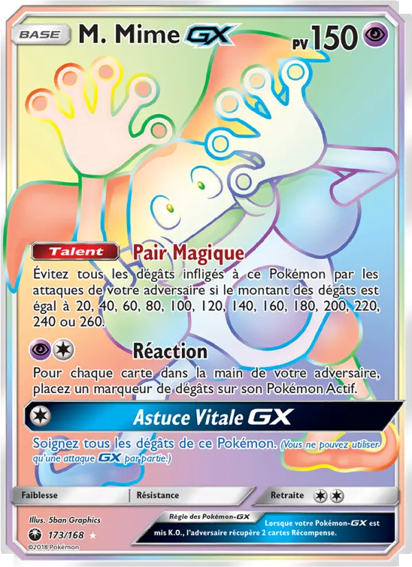 173/168 - M. Mime GX