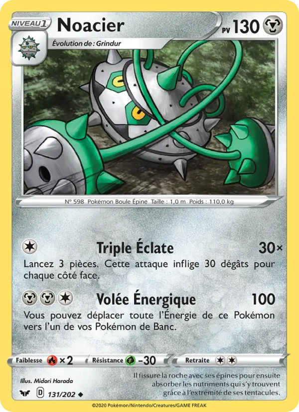 131/202 - Noacier – Épée et Bouclier (Carte Pokémon FR à petit prix, à l’unité sur Lorenzone.fr)