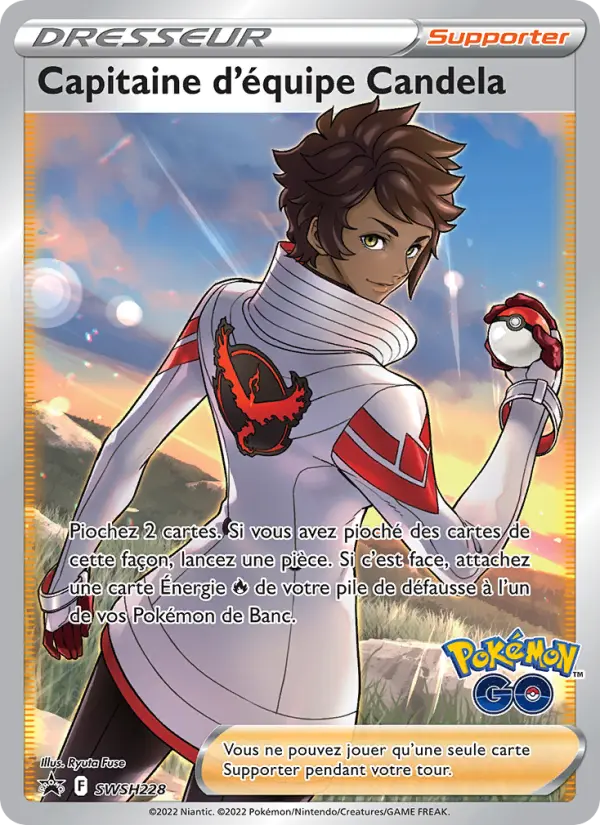 SWSH228/107 - Capitaine d'équipe Candela – Promo SWSH (Carte Pokémon FR à petit prix, à l’unité sur Lorenzone.fr)