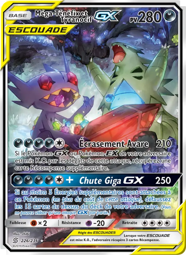 226/236 - Méga-Ténéfix et Tyranocif GX