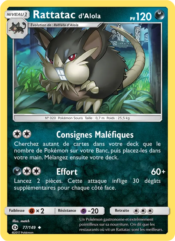 077/149 - Rattatac d’Alola