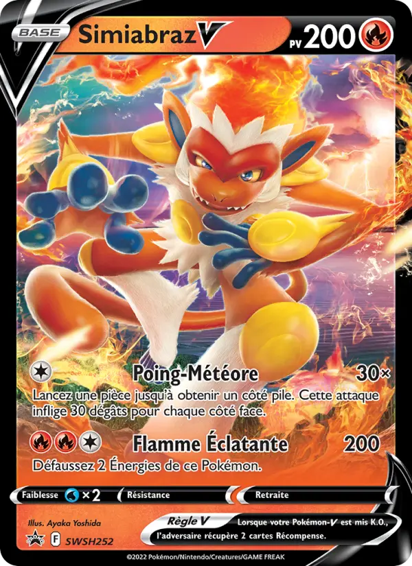 SWSH252/107 - Simiabraz V – Promo SWSH (Carte Pokémon FR à petit prix, à l’unité sur Lorenzone.fr)