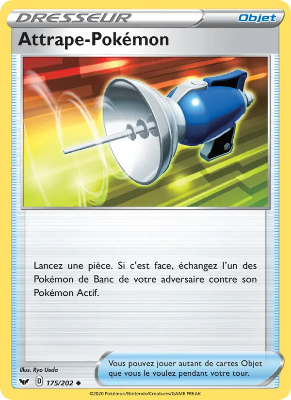 175/202 - Attrape-Pokémon – Épée et Bouclier (Carte Pokémon FR à petit prix, à l’unité sur Lorenzone.fr)