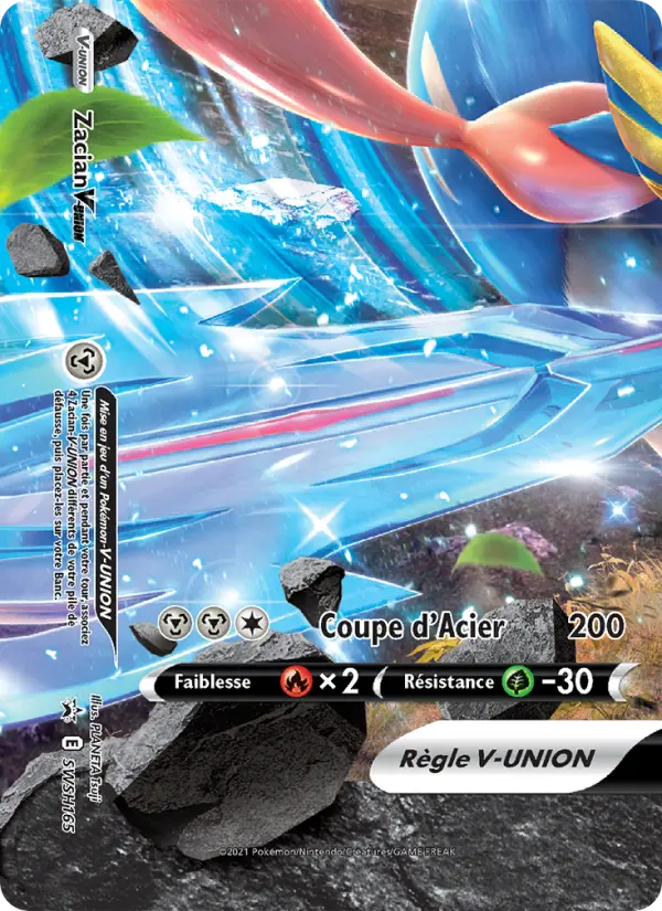 SWSH165/107 - Zacian V-UNION – Promo SWSH (Carte Pokémon FR à petit prix, à l’unité sur Lorenzone.fr)