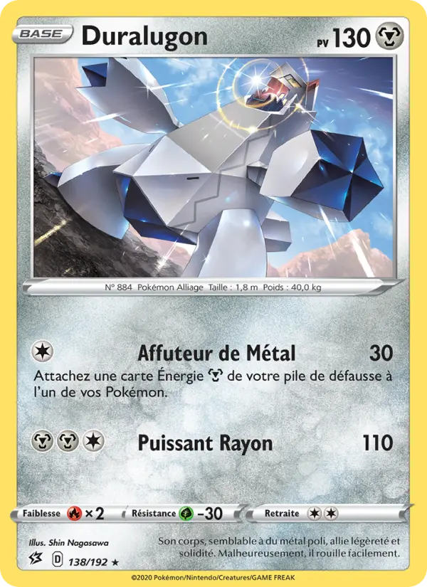 138/192 - Duralugon – Clash des Rebelles (Carte Pokémon FR à petit prix, à l’unité sur Lorenzone.fr)