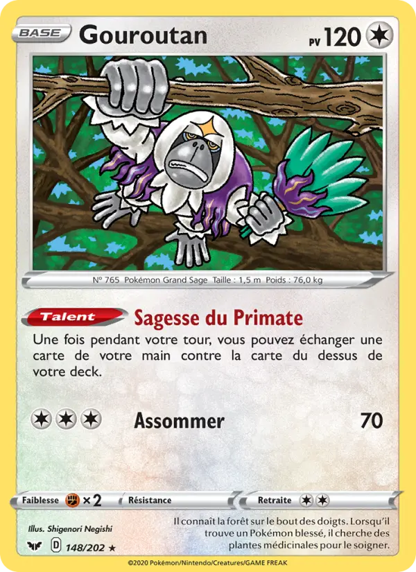 148/202 - Gouroutan – Épée et Bouclier (Carte Pokémon FR à petit prix, à l’unité sur Lorenzone.fr)