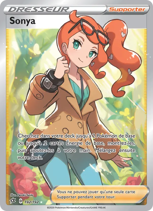 192/192 - Sonya – Clash des Rebelles (Carte Pokémon FR à petit prix, à l’unité sur Lorenzone.fr)