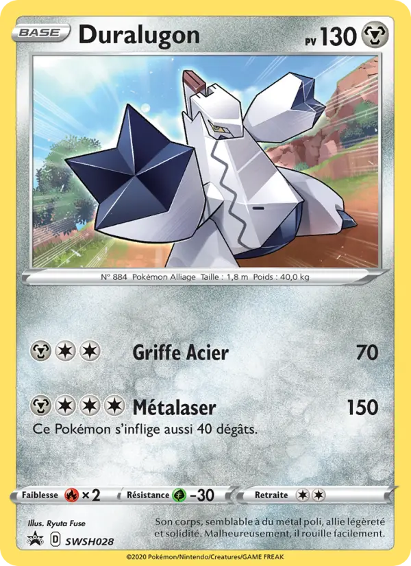 SWSH028/107 - Duralugon – Promo SWSH (Carte Pokémon FR à petit prix, à l’unité sur Lorenzone.fr)