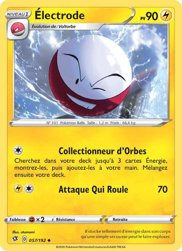 057/192 - Électrode – Clash des Rebelles (Carte Pokémon FR à petit prix, à l’unité sur Lorenzone.fr)