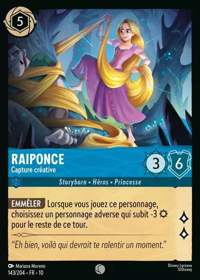 143/204 - Raiponce, Capture créature
