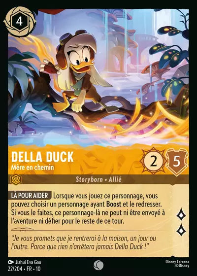 022/204 - Della Duck, Mère en chemin