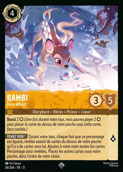 Bambi, Faon éthéré