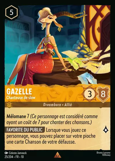 025/204 - Gazelle, Chanteuse de slow