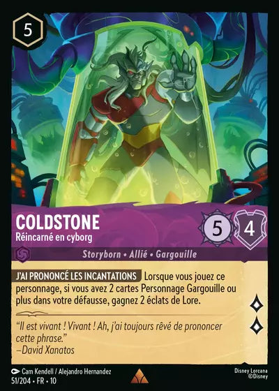 051/204 - Coldstone, Réincarné en cyborg