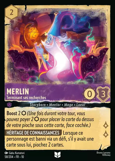 058/204 - Merlin, Terminant ses recherches