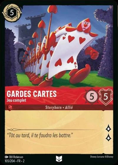 105/204 - Gardes Cartes, Jeu Complet