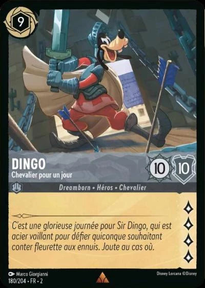 180/204 - Dingo, Chevalier pour un jour