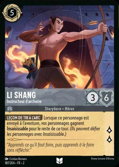 187/204 - Li Shang, Instructeur d'archerie