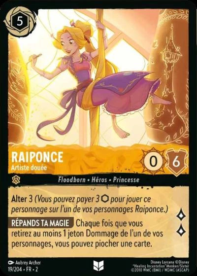 019/204 - Raiponce, Artiste douée