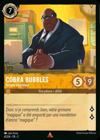 004/204 - Cobra Bubbles, Simple éducateur