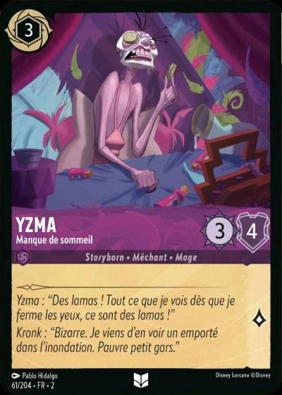 061/204 - Yzma, Manque de sommeil