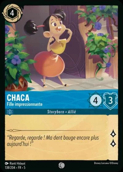 138/204 - Chaca, Fille impressionnante