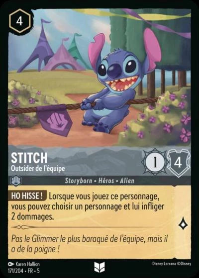 171/204 - Stitch, Outsider de l'équipe