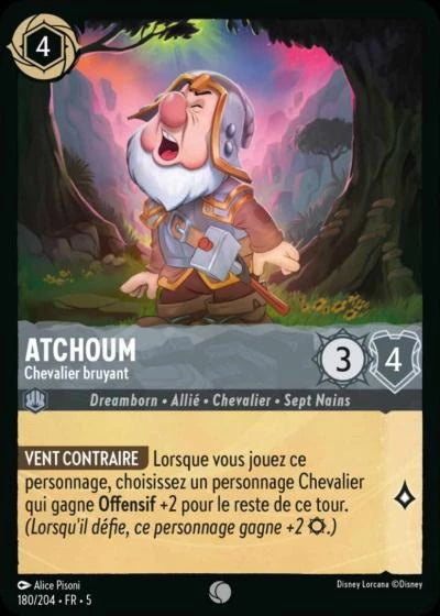 180/204 - Atchoum, Chevalier bruyant