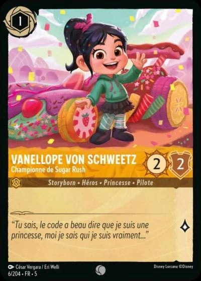 006/204 - Vanellope Von Schweetz, Championne de Sugar Rush