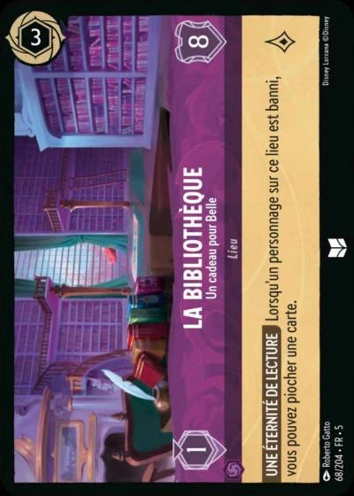 068/204 - La Bibliothèque, Un cadeau pour Belle