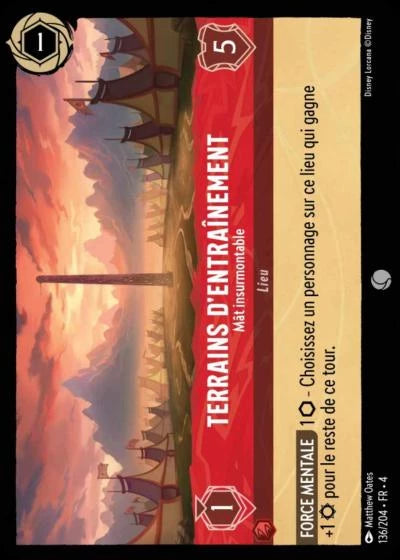 136/204 - Terrains d'entraînement, Mât insurmontable