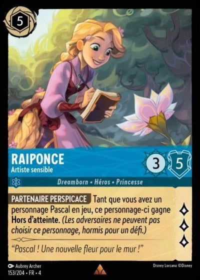153/204 - Raiponce, Artiste sensible