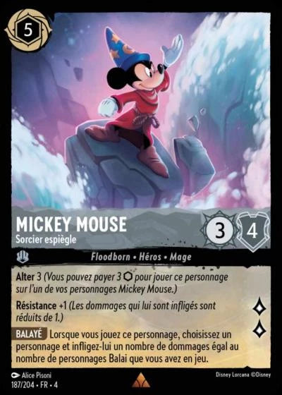 187/204 - Mickey Mouse, Sorcier espiègle