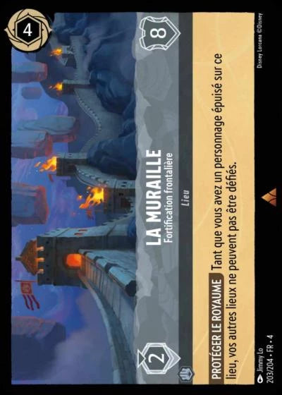 203/204 - La Muraille, Fortification frontalière