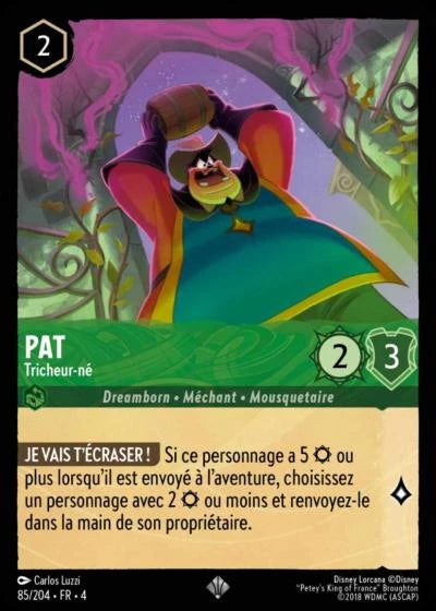 085/204 - Pat, Tricheur-né