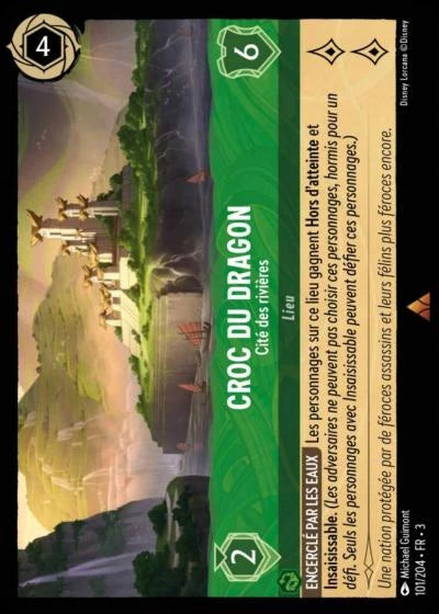 101/204 - Croc du dragon, Cité des rivières