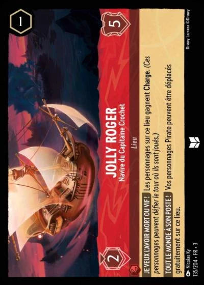 135/204 - Jolly Roger, Navire du Capitaine Crochet