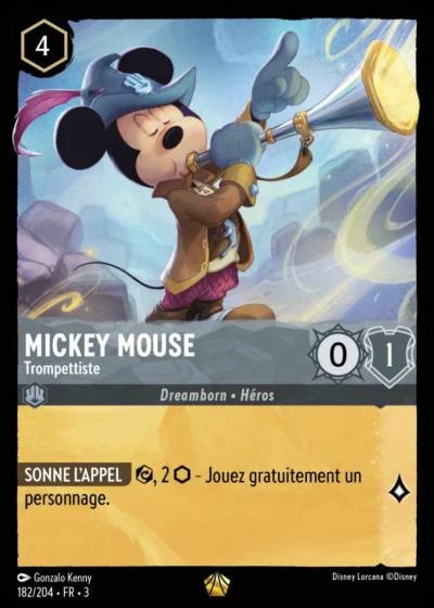 182/204 - Mickey Mouse, Trompettiste