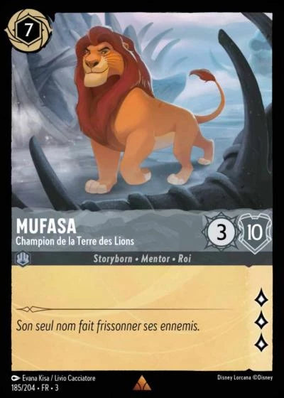 185/204 - Mufasa, Champion de la Terre des Lions