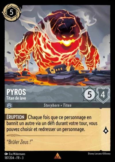 187/204 - Pyros, Titan de lave