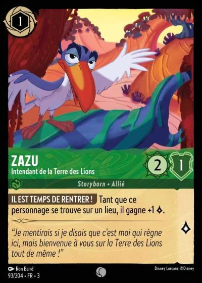 093/204 - Zazu, Intendant de la Terre des Lions